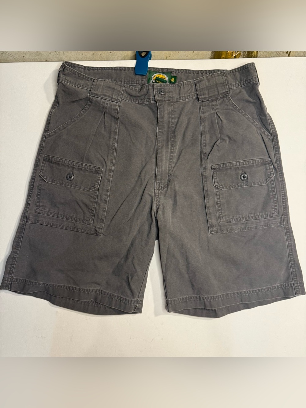 Cabela's Gray Men’s Cargo Shorts with Button Flap Pockets